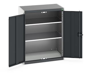 75kgs UDL capacity per shelf Shelves adjustable on a 25mm pitch Fully lockable... Bott Tool Cupboards 1050mm Wide Standard Duty